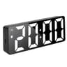 Smart Digital Wall Clock With Voice Control And LED Mirror Display 1