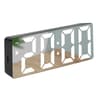 Smart Digital Wall Clock With Voice Control And LED Mirror Display 3