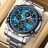 OLEVS Mens Multifunction Watch Waterproof Luminous Digital Wristwatch 2