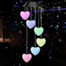 Solar Color Changing Wind Chimes With 6 LED Lights 1