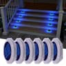6 Pack Solar Driveway Lights IP68 Waterproof Blue LED Step Lights 2