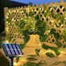 Realistic Green Leaf Solar Vine String Lights For Garden And Wedding Decor 2