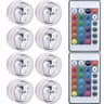 Waterproof Submersible RGB LED Lights With Remote Control 8