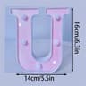 Pink LED Letter And Number Lights For Parties And Romantic Decor 20