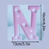 Pink LED Letter And Number Lights For Parties And Romantic Decor 13