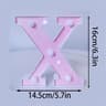 Pink LED Letter And Number Lights For Parties And Romantic Decor 23