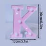 Pink LED Letter And Number Lights For Parties And Romantic Decor 10