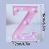 Pink LED Letter And Number Lights For Parties And Romantic Decor 25