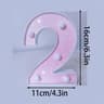 Pink LED Letter And Number Lights For Parties And Romantic Decor 28