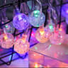 Golden Glow LED Bubble Ball String Lights Battery Powered Fairy Garland 1