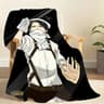 Levi Ackerman Anime Throw Blanket Soft Chibi Plush Blanket 4