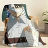 Levi Ackerman Anime Throw Blanket Soft Chibi Plush Blanket 5