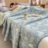 3 Layer Cotton Gauze Blanket Lightweight Pure Cotton Throw 23