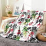 Cow Print Flannel Throw Blanket Soft Lightweight All Season Blanket 3