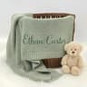Personalized Organic Cotton Knit Baby Blanket Custom Name Newborn Wrap 2