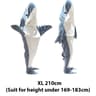 Cartoon Shark Blanket Hoodie Warm Flannel Wearable Sleeping Bag 8