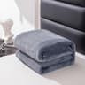 Thick Plush Fleece Blanket Soft Warm Solid Color Throw 2