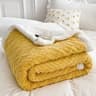 Soft Plaid Winter Fleece Blanket Warm Plush Sofa Bed Throw 9