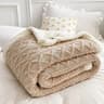 Soft Plaid Winter Fleece Blanket Warm Plush Sofa Bed Throw 8