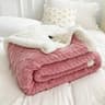 Soft Plaid Winter Fleece Blanket Warm Plush Sofa Bed Throw 4
