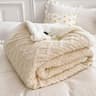 Soft Plaid Winter Fleece Blanket Warm Plush Sofa Bed Throw 6