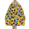 Yellow Duck Wearable Blanket Hoodie Oversized Sherpa Fleece 1