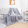 Christmas Green Fleece Throw Blanket With Pom Fringe 4