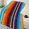 Colorful Mexican Stripe Flannel Throw Blanket Soft Sofa Bed Cover 7