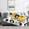 Love Mafalda Soft Flannel Fleece Cartoon Throw Blanket 2
