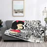 Love Mafalda Soft Flannel Fleece Cartoon Throw Blanket 6