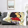 Love Mafalda Soft Flannel Fleece Cartoon Throw Blanket 5