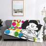 Love Mafalda Soft Flannel Fleece Cartoon Throw Blanket 17