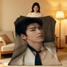 Zhang Linghe Plush Throw Blanket Soft Celebrity Sofa Blanket 20