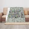 Alphabet Lore Flannel Throw Blanket Soft Lightweight Cartoon Sofa Blanket 9