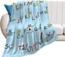 Alphabet Lore Flannel Throw Blanket Soft Lightweight Cartoon Sofa Blanket 10