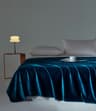 Soft Velvet Throw Blanket Lightweight Travel And Nap Blanket 8