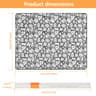 DIY Coloring Blanket With 24 Markers Creative Reusable Art Throw 6