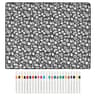 DIY Coloring Blanket With 24 Markers Creative Reusable Art Throw 3