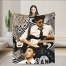 ATEEZ Choi San Flannel Throw Blanket Soft Kpop Sofa And Bed Cover 1