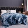 Tie Dye Flannel Fleece Blanket Thick Warm Bed And Sofa Throw 2