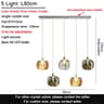 Modern Nordic Crystal LED Chandelier For Luxury Living Room And Dining Lighting 7