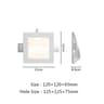 Minimalist Gypsum Recessed LED Stair Step Wall Light For Indoor Lighting 2