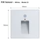Aluminum LED Motion Sensor Stair Wall Light For Bathroom And Kitchen 13