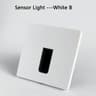220V Recessed LED Radar Motion Sensor Stair Step Wall Light 6