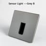 220V Recessed LED Radar Motion Sensor Stair Step Wall Light 7