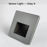 220V Recessed LED Radar Motion Sensor Stair Step Wall Light 3