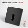 220V Recessed LED Radar Motion Sensor Stair Step Wall Light 13