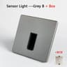 220V Recessed LED Radar Motion Sensor Stair Step Wall Light 15