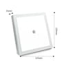 6W 12W 24W LED Motion Sensor Ceiling Panel Light For Hallway And Kitchen 6