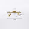 Gold Double Or Triple Head LED Surface Mounted Ceiling Spotlight 4